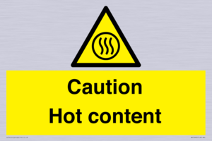 Caution Hot content